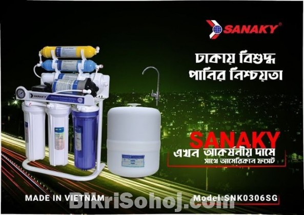 Sanaky S2 6 Stage RO Water Purifier Made in VIETNAM